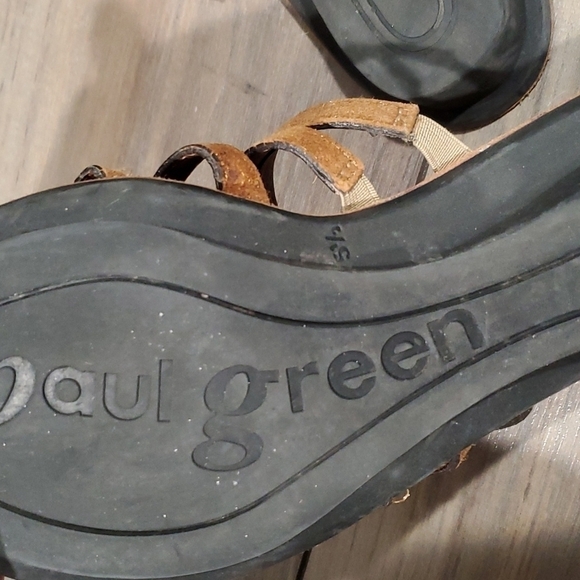 Paul Green Wilma munched sandals flats flip flop Strappy sz UK 5.5 US 8 - Picture 10 of 11